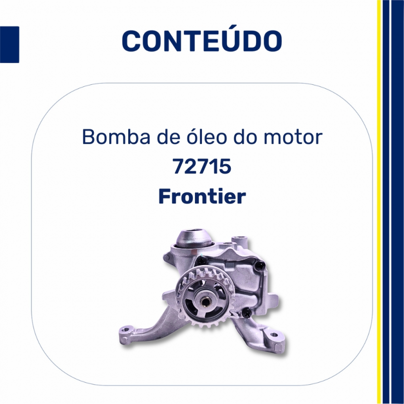 Bomba de Óleo Ford Ka 1.0 12V 3 Cilindros Ti-VCT - Frontier