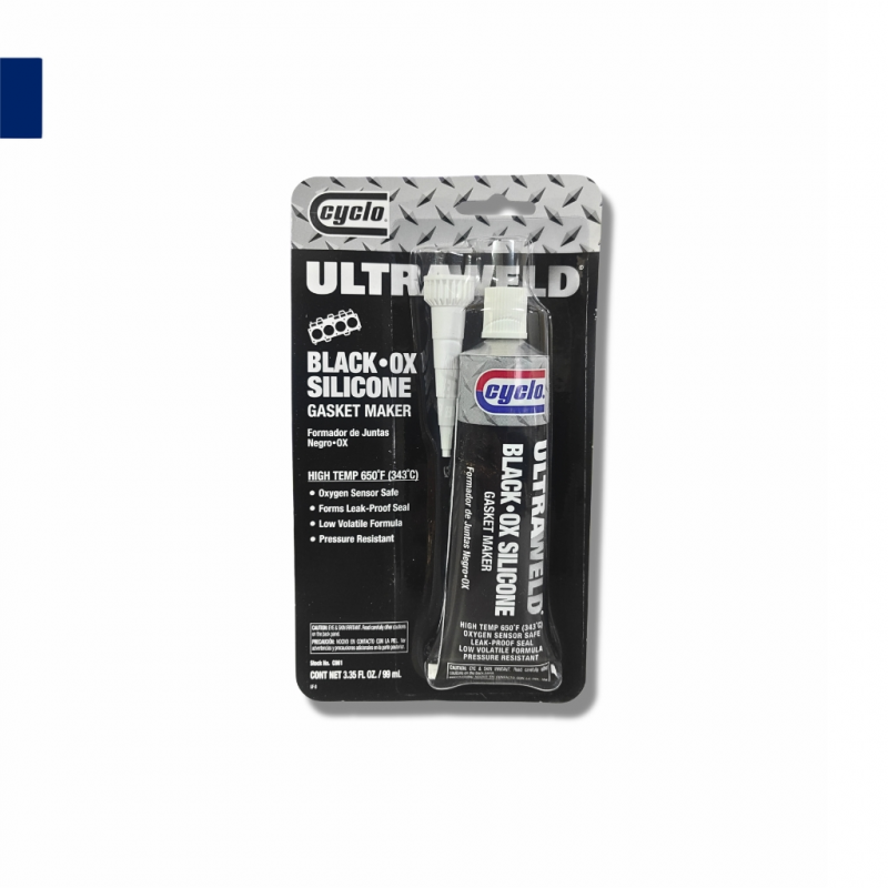 C961 - Silicone Preto Alta Temperatura 95g Formador de Juntas RTV - Cyclo