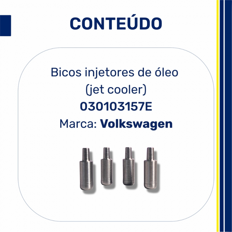 030103157E - Bico Injetor de Óleo Jet Cooler Gol G5 - Volkswagen
