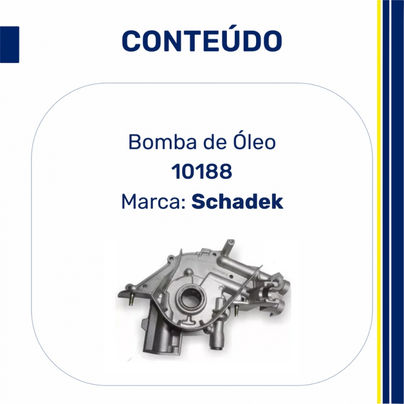 10188 - Bomba de Óleo do Motor Fire 1.0 1.3 8V | Schadek