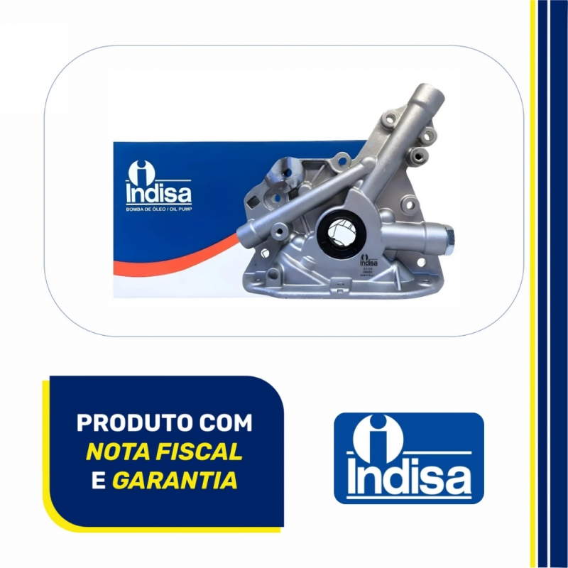 Bomba de Óleo do Motor Indisa Chevrolet Corsa Celtas Classic Prisma 1.0 1.4 1.6 8V 25129