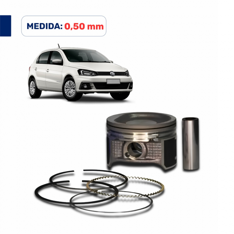 Pistao/anel Gol 1.6 Ea111 8v.flex