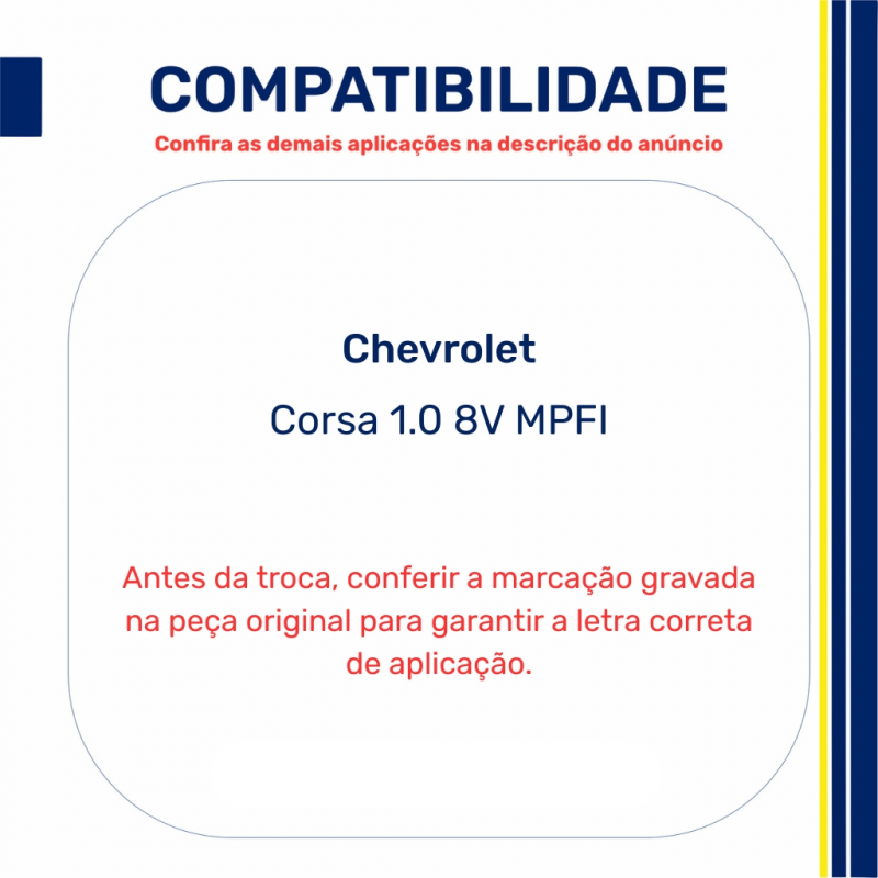 520010401 - Eixo Comando Corsa 1.0 8V MPFI Letra J - Riosulense