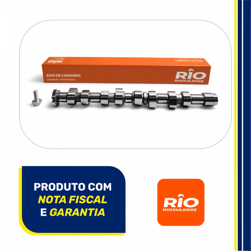 520220101 - Eixo Comando de Válvulas Motor VW Gol 1.0 8V G4 Power Letra CH - Riosulense