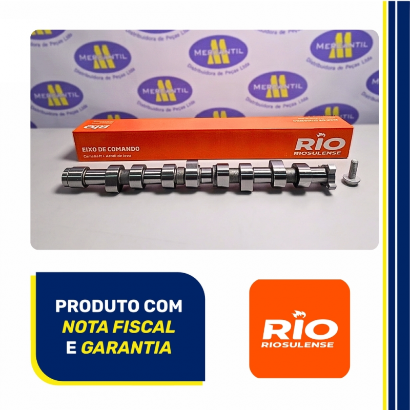 520230101 - Eixo Comando de Válvulas Motor VW 1.0/1.6 8V Power Flex Letra CC - Riosulense