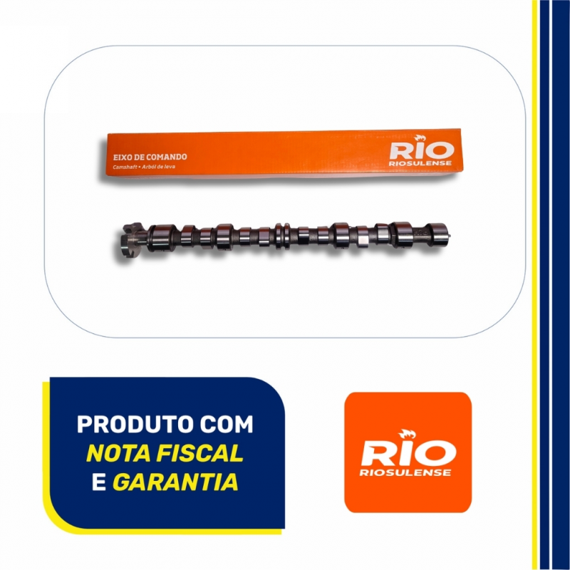 Eixo Comando de Válvulas Riosulense Chevrolet Onix Prism Joy 1.0 8V SPE/4 520530401 - Mercantil Peças