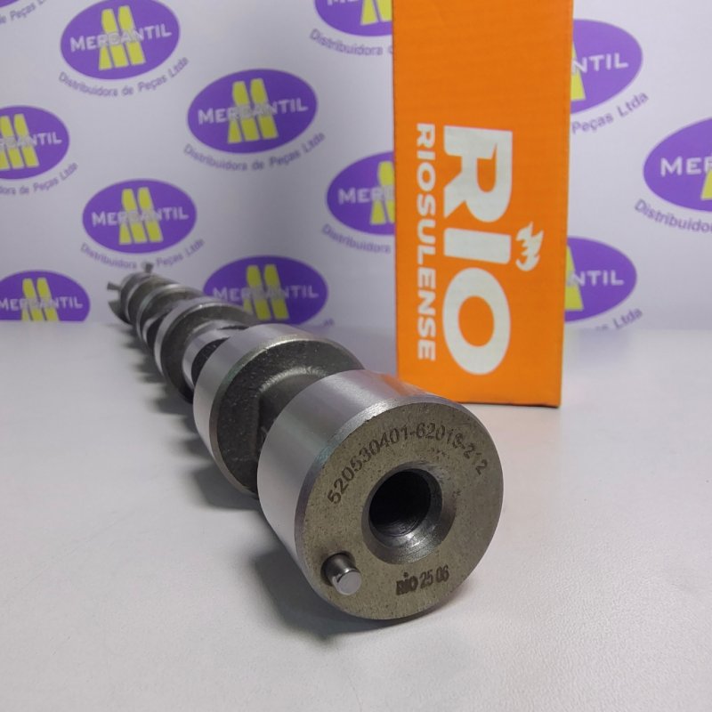 Eixo Comando de Válvulas Riosulense Chevrolet Onix Prism Joy 1.0 8V SPE/4 520530401 - Mercantil Peças