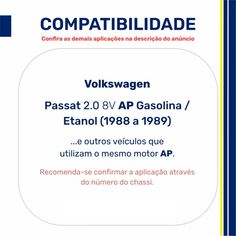 Jogo de Camisas de Cilindro Frontier 71435 Volkswagen Santana Quantum Saveiro Gol Parati Passat 2.0 8V AP Diâmetro 82,50mm