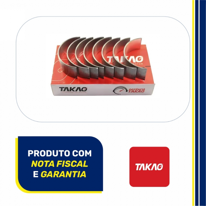 BB K 10 0.25 - Bronzina de Biela Hyundai HB20 1.0 12V - Takao