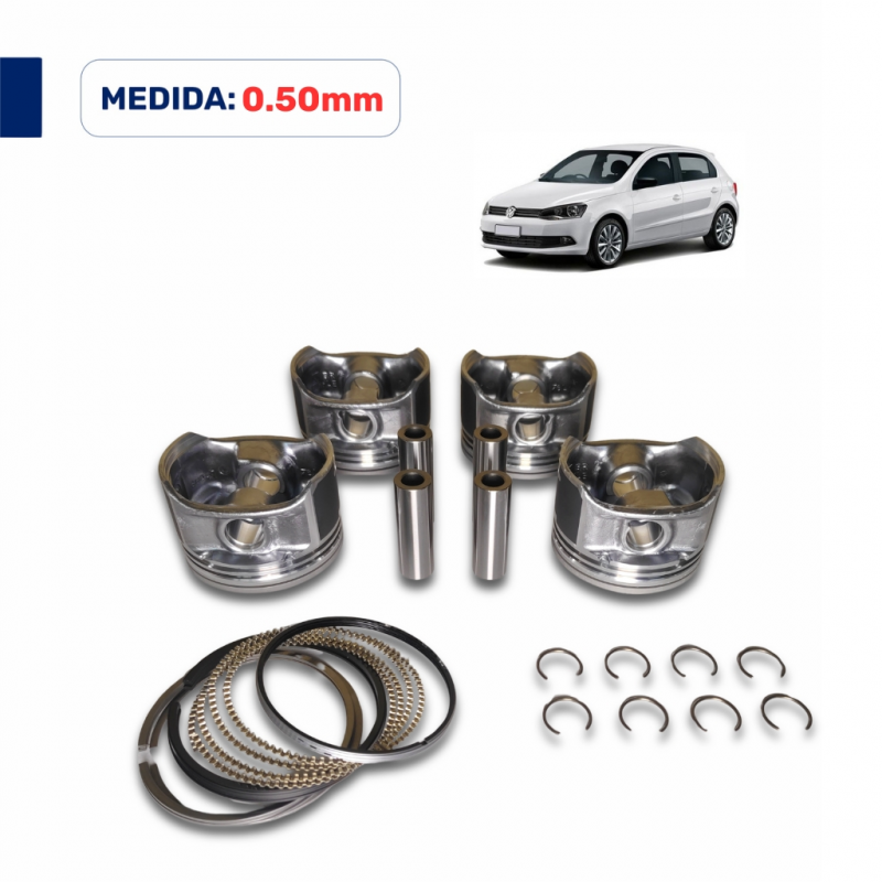 Pistao/anel Gol 1.6 Ea111 8v.flex