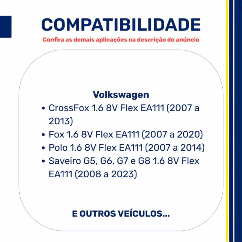 Pistao/anel Gol 1.6 Ea111 8v.flex