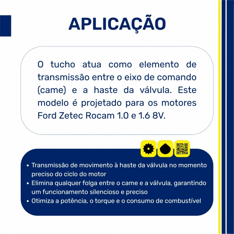 Tucho Valvula Zetec Rocam 1.0/1.6 8v.