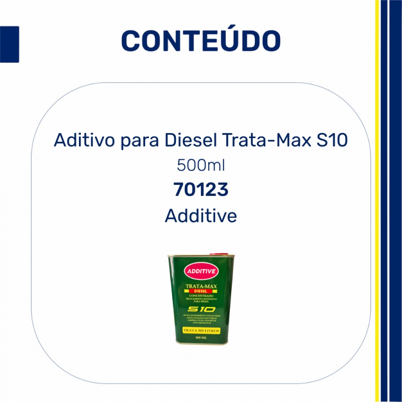 Aditivo para Diesel Trata-Max S10 Additive Tratamento Intensivo 500ml 70123