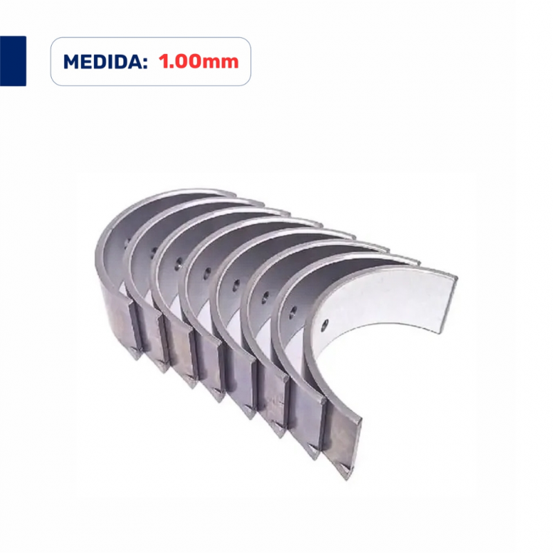 SB494 1.00 - Bronzina de Biela Móvel Passat Golf Santana 1.8 2.0 Com Furo 1,00mm | Sintech