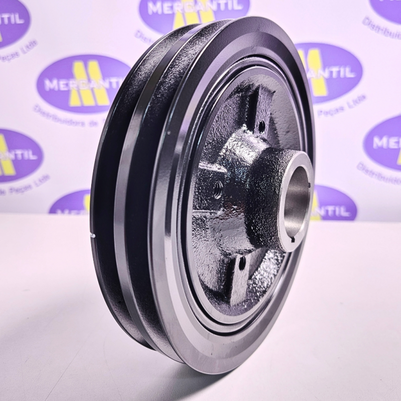 MB5093 - Polia Virabrequim Dupla em V Mando L200 e Pajero Sport 2.5 8V 4D56 Diesel - Mando Machinery