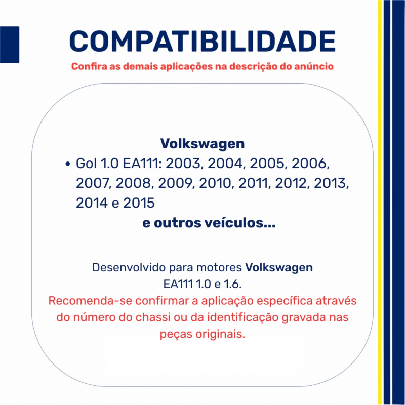 NX-3032 - Alternador 12V 90A Volkswagen Gol, Fox, Polo e Golf - Nexe do Brasil