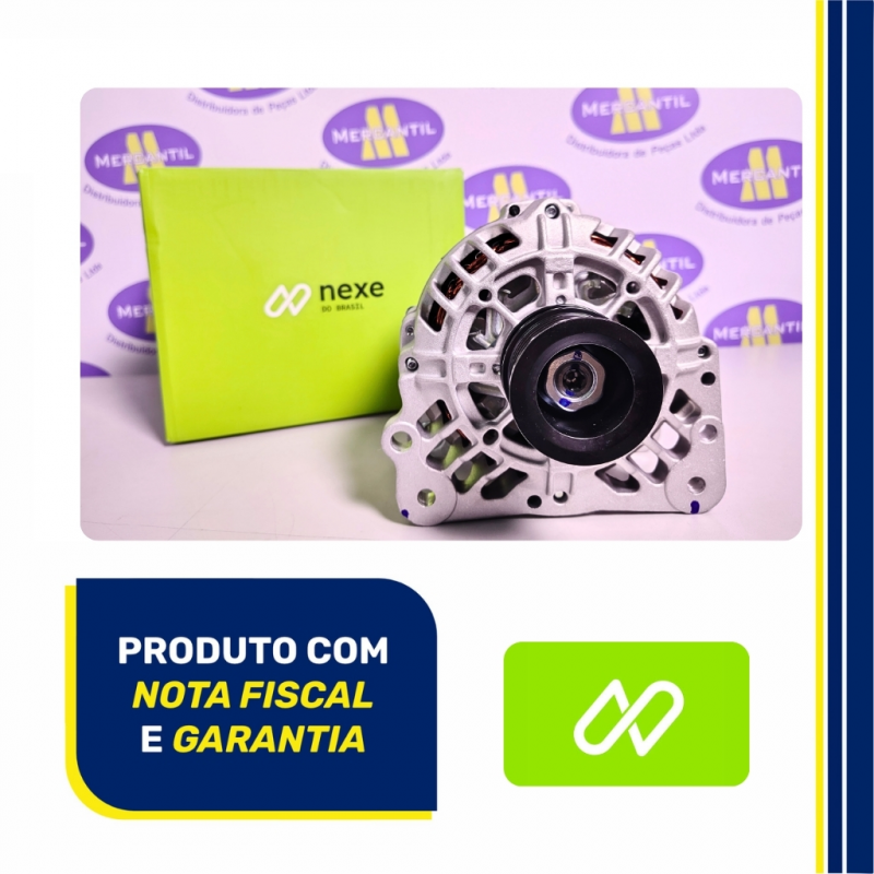 NX-3032 - Alternador 12V 90A Volkswagen Gol, Fox, Polo e Golf - Nexe do Brasil