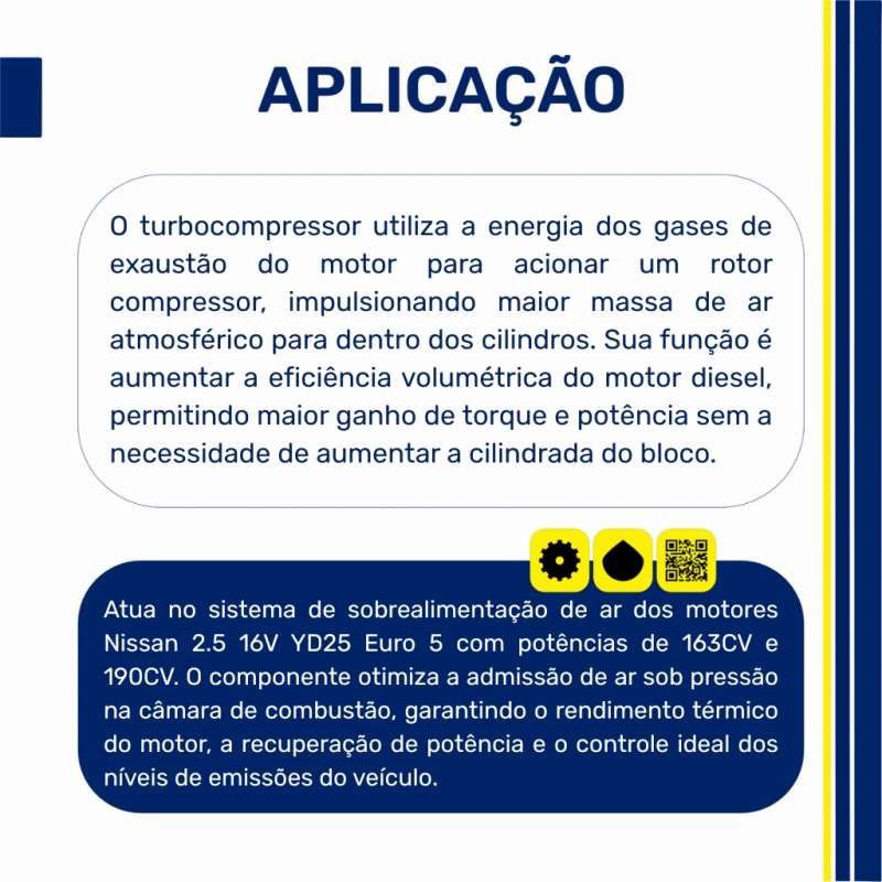 OKTB673FRES - Turbina Automotiva Nissan Frontier 2.5 16V YD25 Euro 5 | OKOBO