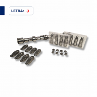 108369 - Kit Eixo Comando de Valvulas com Tuchos Balancins e Escoras Motor GM 1.0 8V MPFI VHC Letra J - Sambel / Riosulense