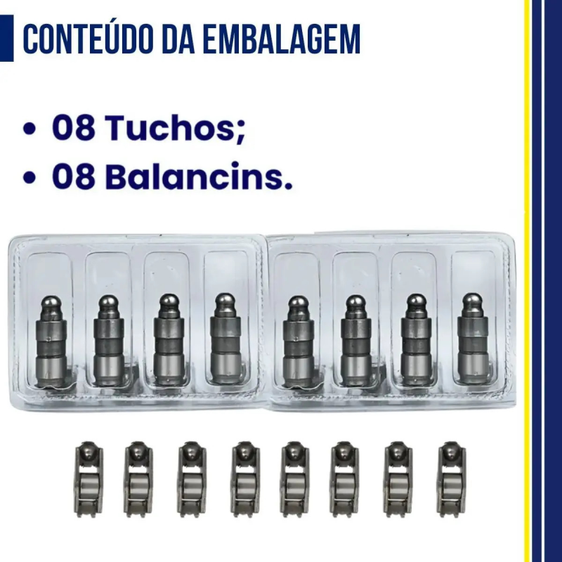 KIT EIXO TUCHO BALANCIM VW FOX VOYAGE GOL 1.0 EA111 CC