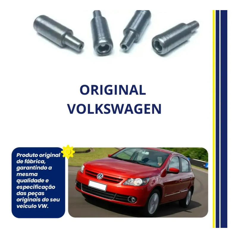 KIT 4 INJETORES OLEO JET COOLER FOX GOL G5 POLO SPACEFOX VW