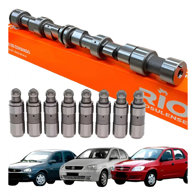 KIT EIXO COMANDO TUCHO MOTOR CORSA CELTA VHC 1.0 8V 96/2006