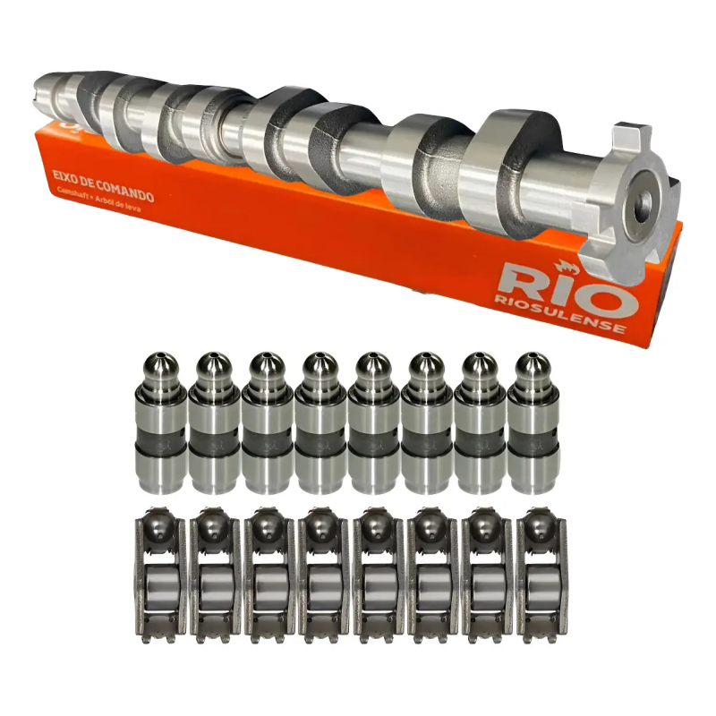 KIT EIXO COMANDO TUCHOS BALANCINS VW GOL FOX 1.6 8V LETRA AG