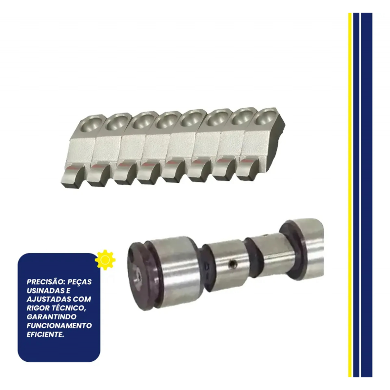 KIT EIXO COMANDO BALANCIM MOTOR CORSA CELTA VHC 1.0 8V