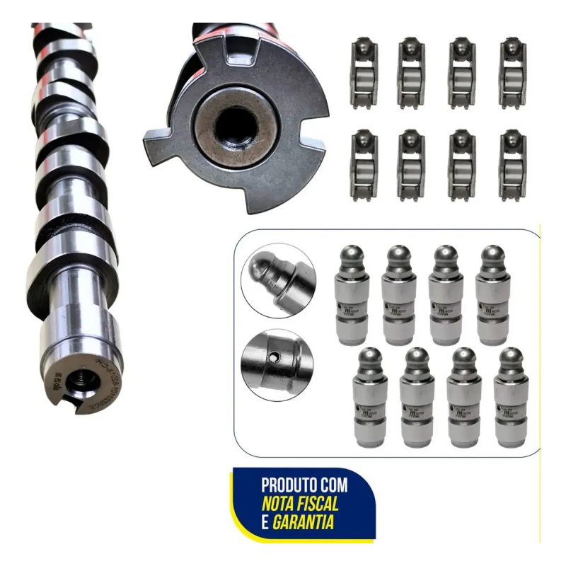 KIT EIXO DE COMANDO TUCHO BALANCIM GOL 1.0 8V 05/08 LETRA CH