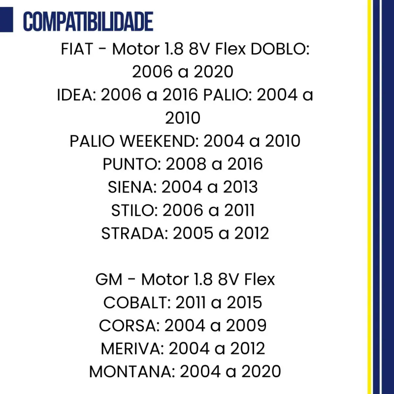 JOGO PISTAO C/ ANEIS MERIVA CORSA COBALT MONTANA 1.8 8V FLEX MEDIDA 1.0MM
