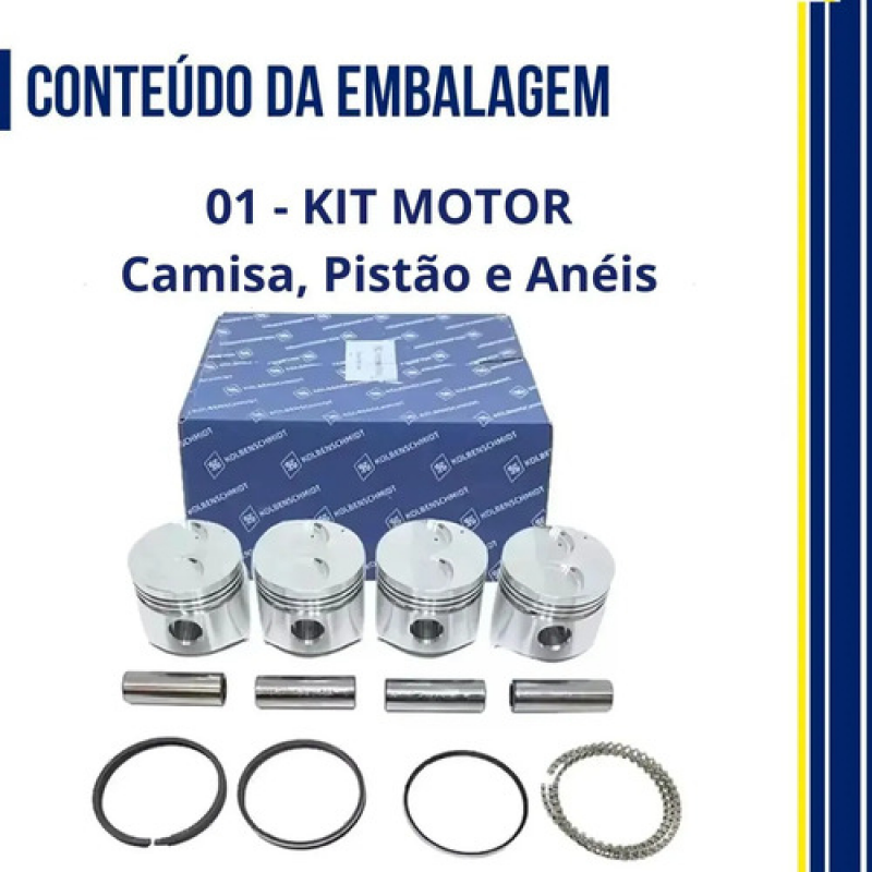 JOGO PISTÃO ANEIS AMAROK DIESEL VW 2.0 16V STD 12/22 KS