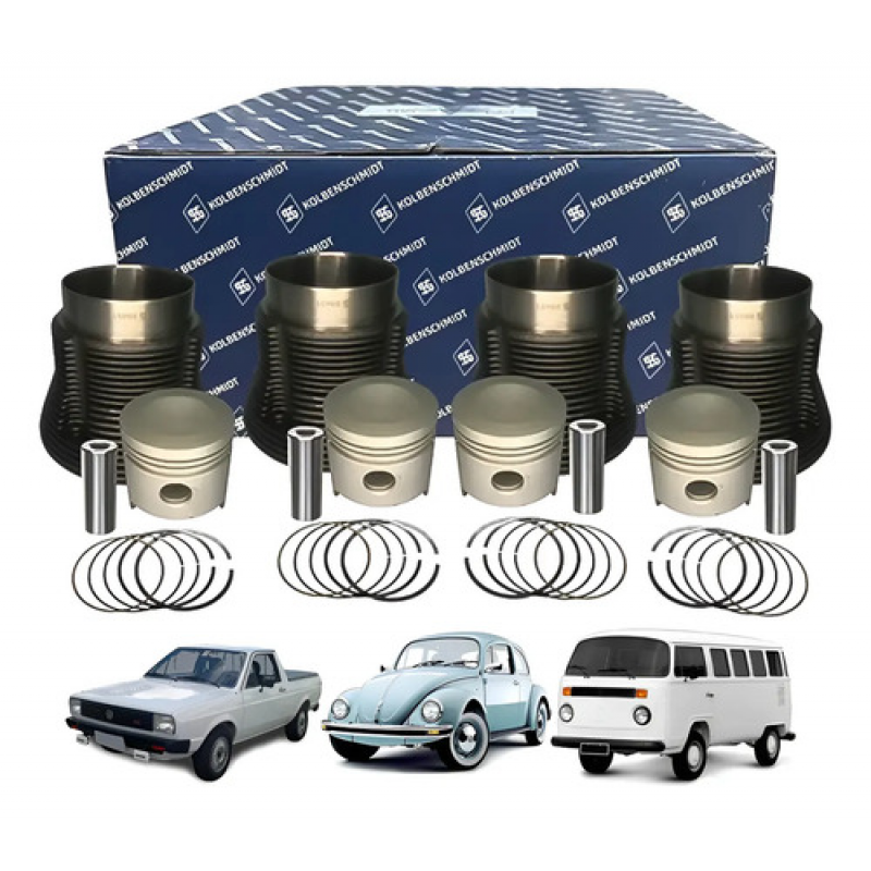 KIT MOTOR VW FUSCA/KOMBI/BRASILIA 1600 1969 ATE 1983 KS
