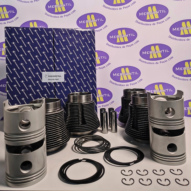 Kit Motor Pistão Camisa Anel VW Fusca Kombi Brasilia 1600 - 1969 a 1983 - 91511960| Kolbenschmidt (KS)