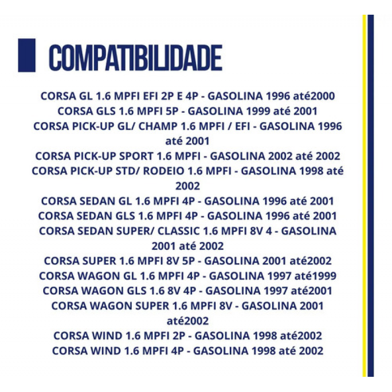 KIT EIXO COMANDO TUCHO BALANCIM CORSA CELTA VHC LETRA B