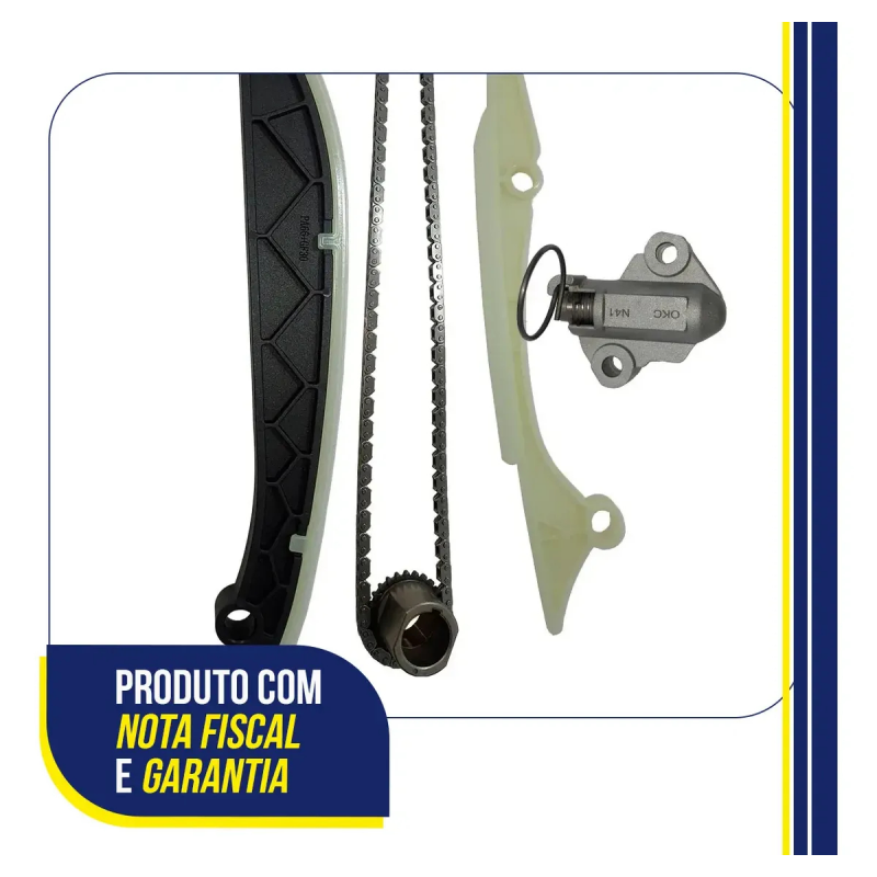 KIT CORRENTE DO MOTOR RENAULT KWID 1.0 12V 2018 24 MOTOR B4D