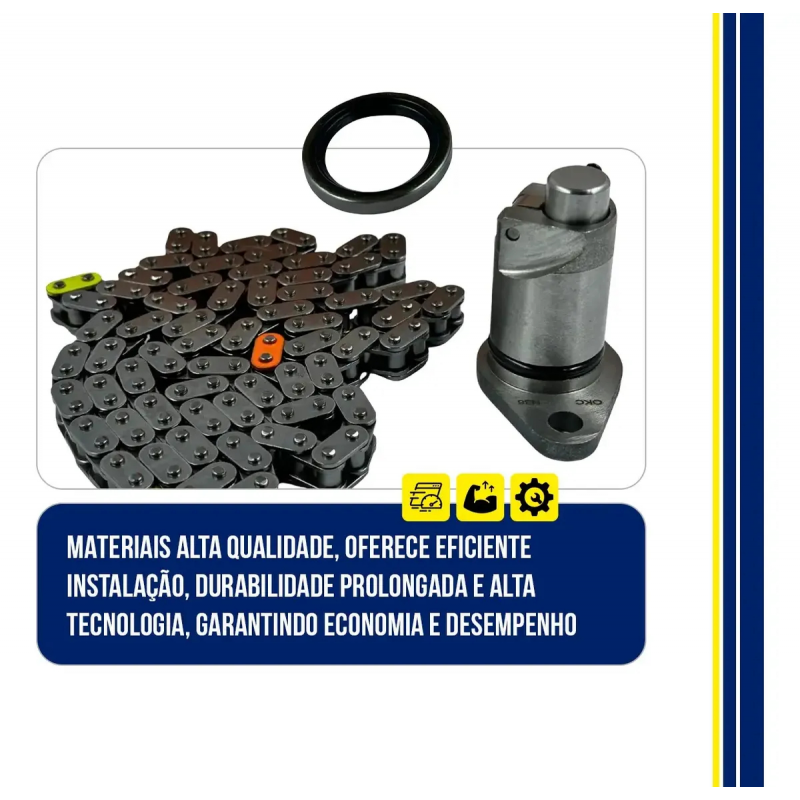 KIT CORRENTE DE DISTRIBUIçãO COROLLA 1.6/1.8 2003 A 2010