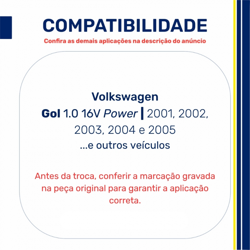 TV9786 - Jogo de Tucho de Válvula Gol 1.0 16V Power - MAHLE
