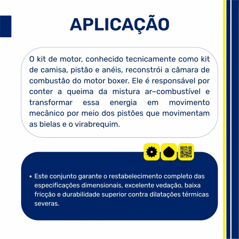 Kit Motor Camisa Pistão Anel Fusca Kombi Karmann Ghia 1500 8V Gasolina | KS Kolbenschmidt 40298969