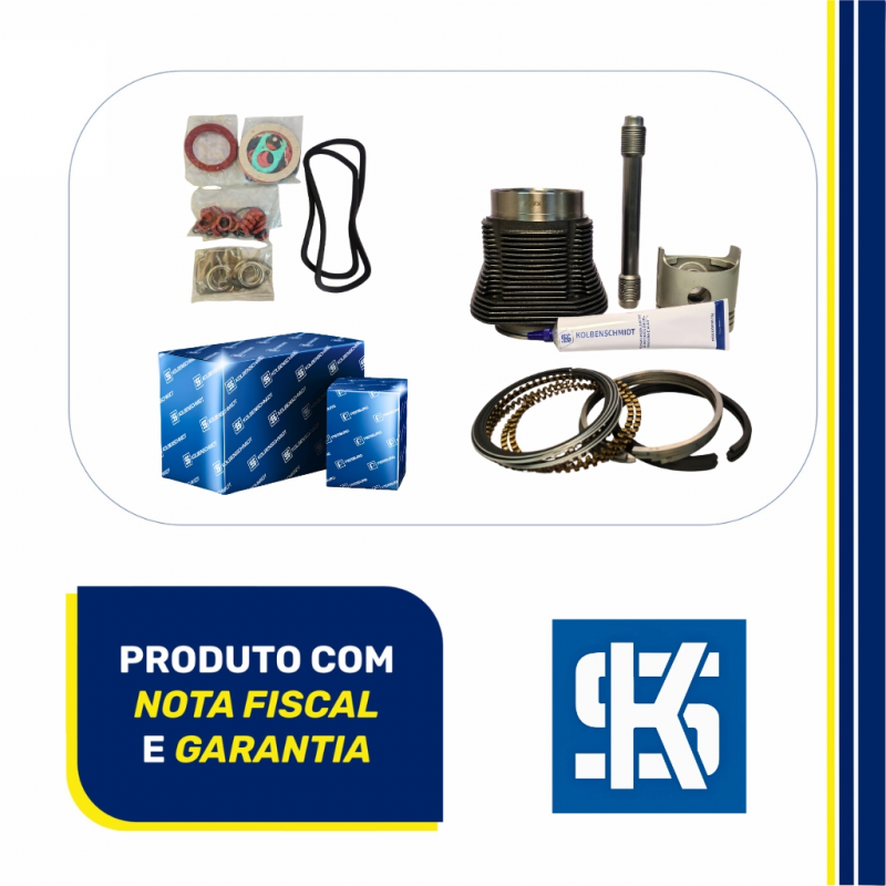 Kit Motor Camisa Pistão Anel Fusca Kombi Karmann Ghia 1500 8V Gasolina | KS Kolbenschmidt 40298969
