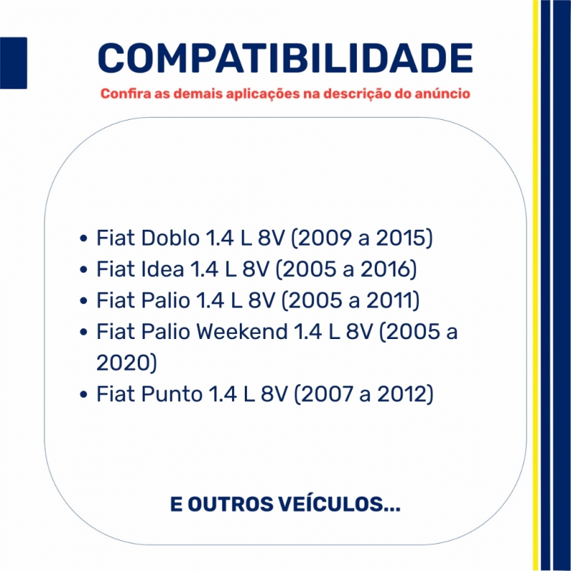 40749610 0.40 - Jogo de Pistões com Anéis Fiat Fire 1.4 8V Flex 0.40 - KSPG