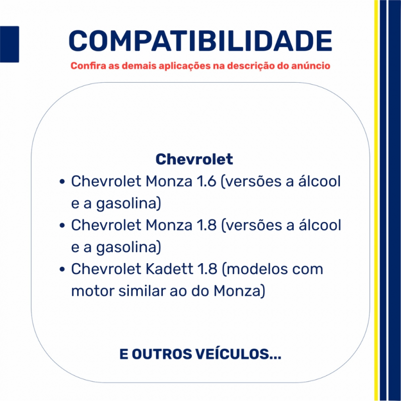 61035040 - Jogo de Camisa de Cilindro GM Monza 1.8 Fase I - Riosulense