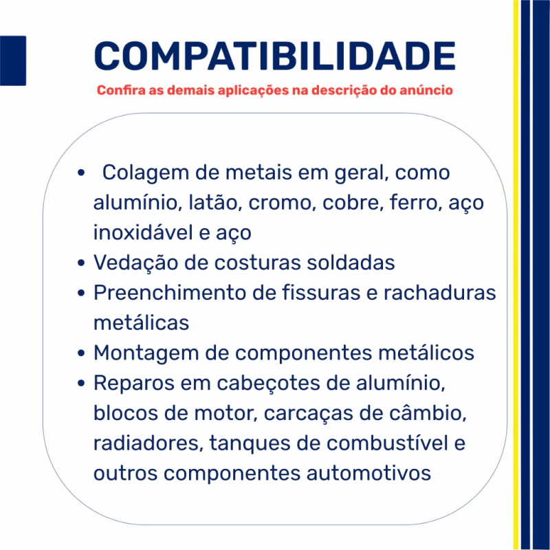 PX84109 - Kit c/ 6 Cola Epóxi Titanium Solda a Frio 25ml - Permatex