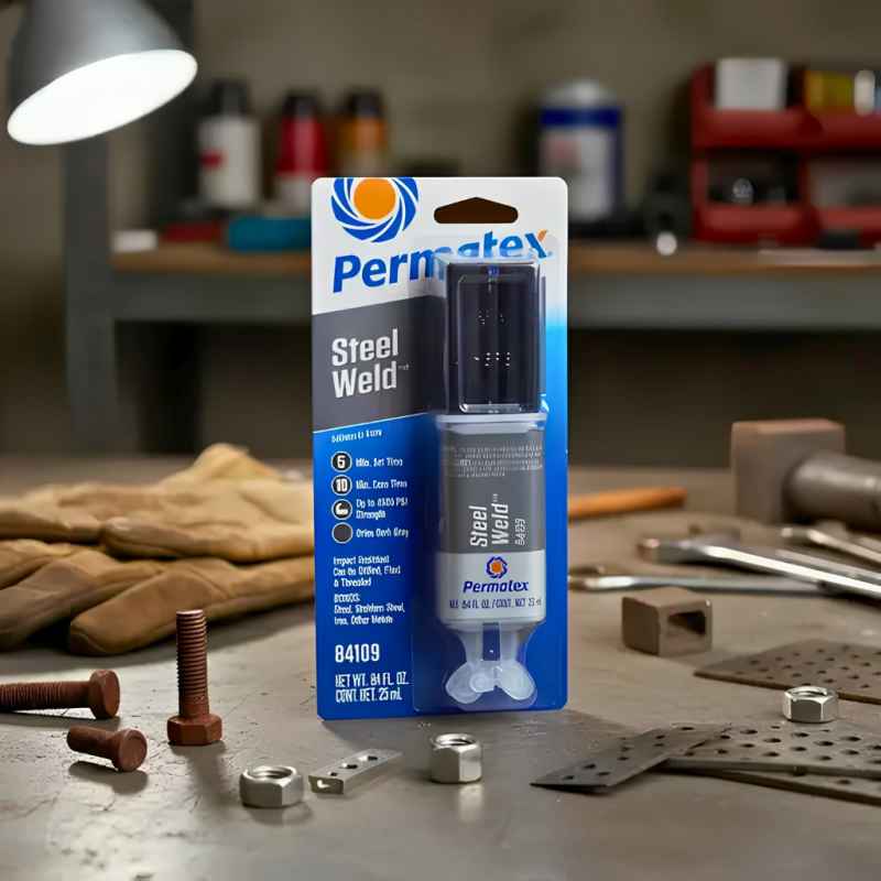 PX84109 - Kit c/ 6 Cola Epóxi Titanium Solda a Frio 25ml - Permatex